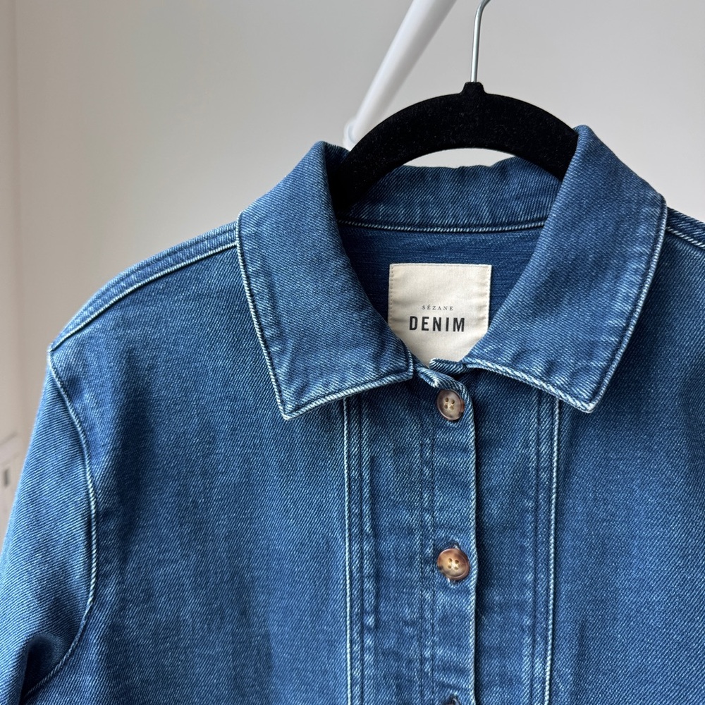 Sézane Will Jacket in Indigo